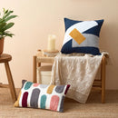 DecorBites™ Embroidered Floral Dot Pillow Cover for Cozy Home Decor