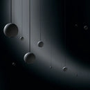 DecorBites™ Industrial Moon Cement Pendant Light for Kitchen, Bar, and Bedside