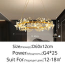 DecorBites™ Dandelion Flower Chandelier: Modern LED Living Room Bedroom Indoor Decor Bouquet Lamps