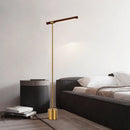 DecorBites™ Linear Wood LED Floor Lamp | Modern Minimalist Designer Vertical Loft Floor Light