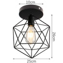 DecorBites™ Iron Aisle Ceiling Lights: Industrial Nordic Vintage Kitchen Decor Ceiling Lamp