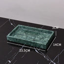 DecorBites™ Green Marble Bathroom Set: Dispenser, Dish, Holder, Tissue Box & Accessories