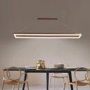DecorBites™ Gold Aluminum LED Chandelier Acrylic Deco Design for Bedroom Kitchen Island