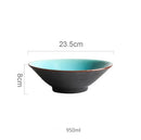 DecorBites™ Ice Cracking Glaze Ceramic Tableware Set - Blue Color