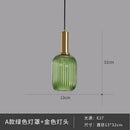 DecorBites™ Glass Pendant Lights: Nordic Style Bedroom Kitchen Hanging Lamp