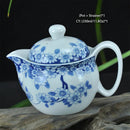 DecorBites™ Dragon Teapot Tea Set, Porcelain Kung Fu Teaware for Puer Oolong Ceremony