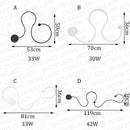 DecorBites™ LED Aluminum Wall Lamps for Home Lighting Decoration