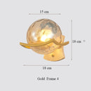 DecorBites™ Japanese Moon Wood Wall Lamp - Minimalist Design - LED Sconce Lights