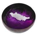 Splash Ink Coconut Shell Candy Storage Bowl Container Desk Ornament Home Decorative Bowls Key Sundries Storage Bowls Craft Gifts