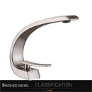 DecorBites™ Gold Basin Faucet: Deck Mount Black Chrome Mixer for Bathroom Washbasin
