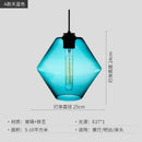 DecorBites™ Geometric Glass Pendant Light Collection: Modern Crystalline Pendant Series