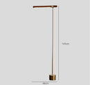 DecorBites™ Linear Wood LED Floor Lamp | Modern Minimalist Designer Vertical Loft Floor Light