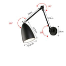 DecorBites™ Adjustable Swing Long Arm LED Wall Lamp for Bedroom Study Living Room