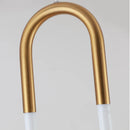 DecorBites™ Gold Acrylic Ring Pendant Light for Modern Living Spaces