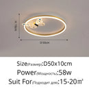 DecorBites™ LED Chandelier: Modern Indoor Lighting for Bedroom, Study, Living Room - Luster Lamps