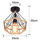 DecorBites™ Iron Aisle Ceiling Lights: Industrial Nordic Vintage Kitchen Decor Ceiling Lamp