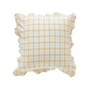DecorBites™ Cotton Coffee Black Yellow Green Cushion Cover 45x45cm Fringed Skirt Home Decor