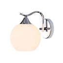 DecorBites™ Glass Globe Wall Lamp for Bedroom, Staircase, Hallway, Office - Modern E27 Indoor Fixture