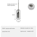 DecorBites™ Glass Ball LED Pendant Lamp for Modern Nordic Bedroom Kitchen Living Room Lighting