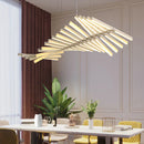 DecorBites™ LED Chandelier: Modern Nordic Loft Hanging Light for Living Room, Restaurant, Bar
