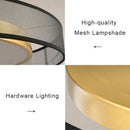 DecorBites™ 16W Copper Ceiling Light: Modern Nordic Bronze Living Room Bedroom Lamp