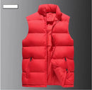 Mens Vest Jacket – Warm Sleeveless Waterproof Zipper Coat