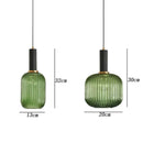 DecorBites™ Green Pumpkin Glass Pendant Lights for Kitchen Island, Restaurant, Bedroom - DIY CombinationStringBuilder.limit(180).toString()