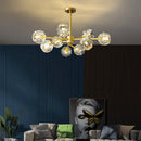 DecorBites™ Crystal LED Chandelier Ceiling Light for Elegant Home Décor