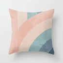DecorBites™ Geometric Stitch Print Pillow Cover - Modern Minimalist Office Cushion