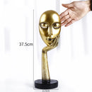 DecorBites™ Gold Resin Sculpture | Nordic Luxury Technology Decor for Home & Office
