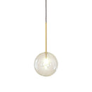 DecorBites™ Gold Glass Ball Pendant Lights for Dining Room and Kitchen