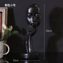 DecorBites™ Lady Face Abstract Art Sculpture Resin Ornaments for Home Decor