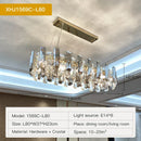 DecorBites™ Crystal LED Chandelier for Elegant Living Room, Dining, Bedroom, Kitchen