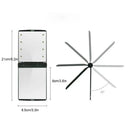 DecorBites™ LED Vanity Mirror Compact Foldable Makeup Pocket Cosmetic Mirror