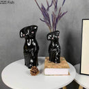 DecorBites™ Human Body Figurine Bust Vase for Home Décor and Art Decoration