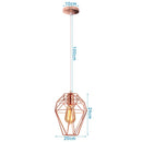 DecorBites™ Industrial Pendant Lights E27 LED Hanging Lamp Modern Loft Lighting for Home