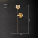 DecorBites™ Crystal Stone Designer LED Wall Sconce for Bedroom and Corridor