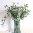 DecorBites™ Large Eucalyptus Artificial Leaves Wall Decor for Home Shop Garden Party