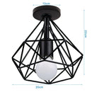 DecorBites™ Iron Aisle Ceiling Lights: Industrial Nordic Vintage Kitchen Decor Ceiling Lamp