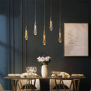 DecorBites™ Crystal Glass LED Pendant Lights for Restaurant, Bar & Staircase