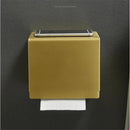 DecorBites™ Brushed Gold Aluminum Toilet Paper Holder
