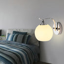 DecorBites™ Glass Globe Wall Lamp for Bedroom, Staircase, Hallway, Office - Modern E27 Indoor Fixture