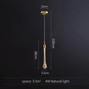 DecorBites™ Gold Crystal Pendant Light Chandelier for Living Room Kitchen LED Art Deco