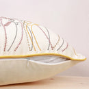 DecorBites™ Dandelion Floral Yellow Pillow Cover for Home Decor