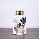 DecorBites™ Country Ceramic Vase: Floral Home Decor Jar for Living Room & Dining Table