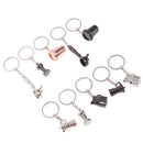1PCS Creative Coffee Keychain Portable Coffee Machine Pitcher Keyring Coffee Handle Keyring Portable Coffeeware Accessories Gift