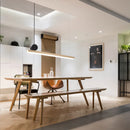 DecorBites™ Linear LED Gold Pendant Light for Island, Restaurant, Bar - Nordic Designer Style