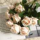 DecorBites™ Dried Roses Artificial Flowers for Home Decor and Weddings