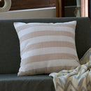 DecorBites™ Linen Stripe Cushion Cover - 45x45cm & 30x50cm Home Decor for Living Room
