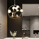 DecorBites™ Gold Glass Ball Chandelier Nordic Design for Home Dining Kitchen Restaurant Hallway